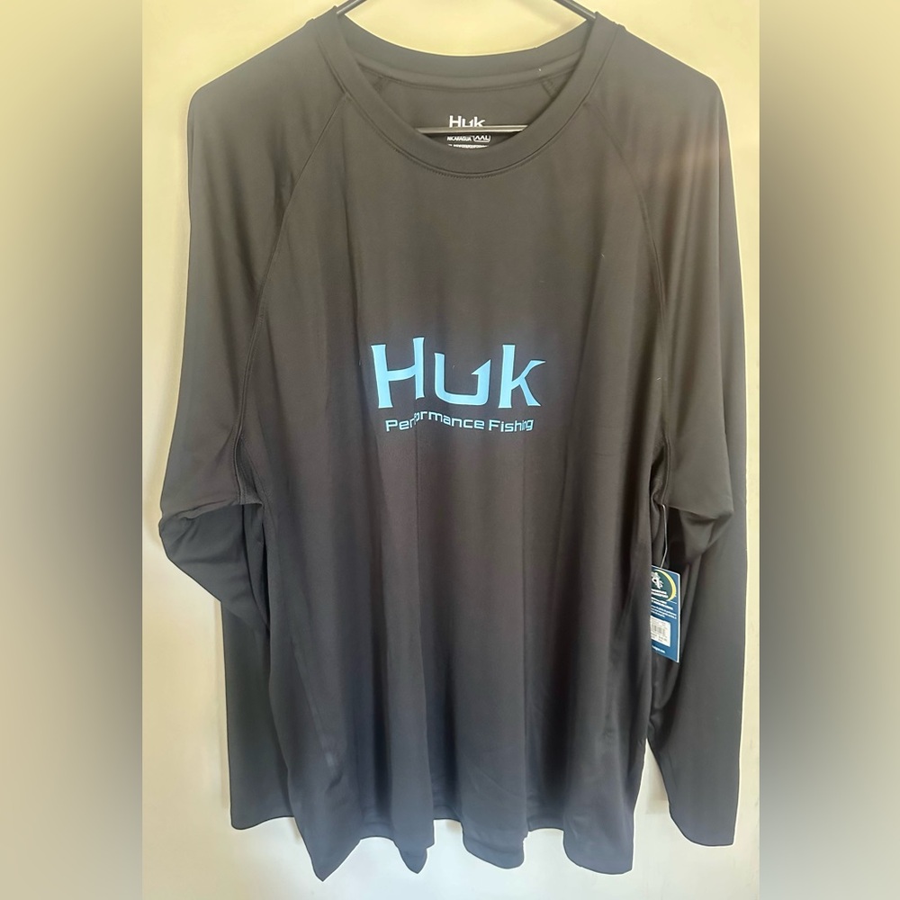 Huk Black Moisture Transport Shirt